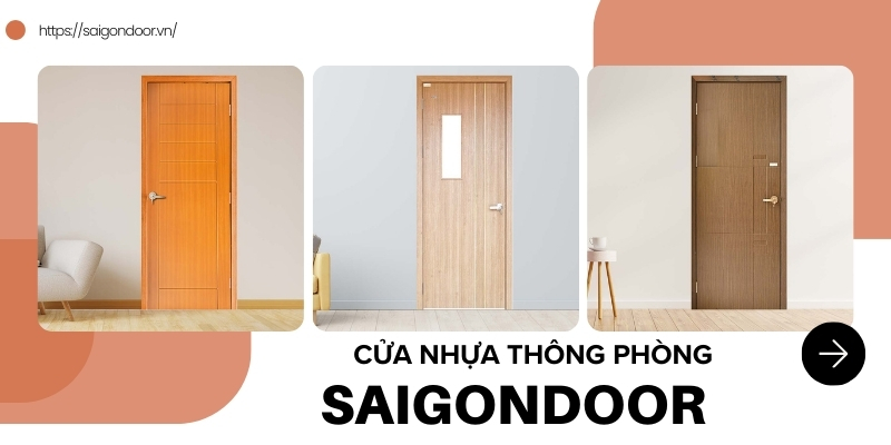 Lưu ý khi lắp đặt cửa nhựa thông phòng 