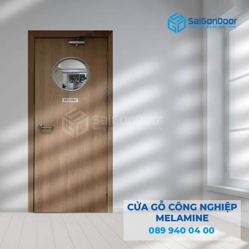 Mẫu cửa gỗ công nghiệp MDF Melamine