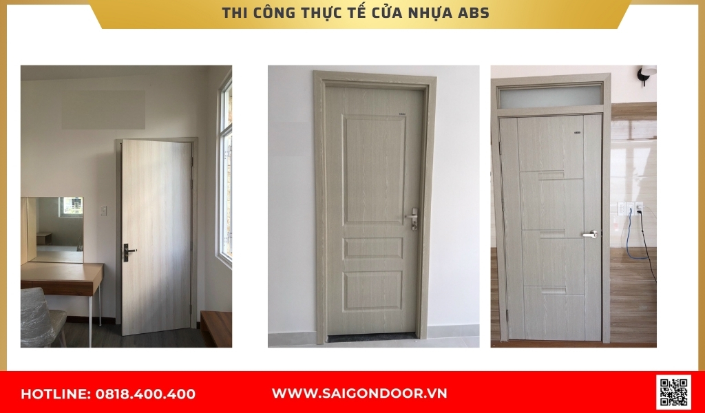 Hình ảnh thi công thực tế cửa nhựa Hàn Quốc Kiên Giang