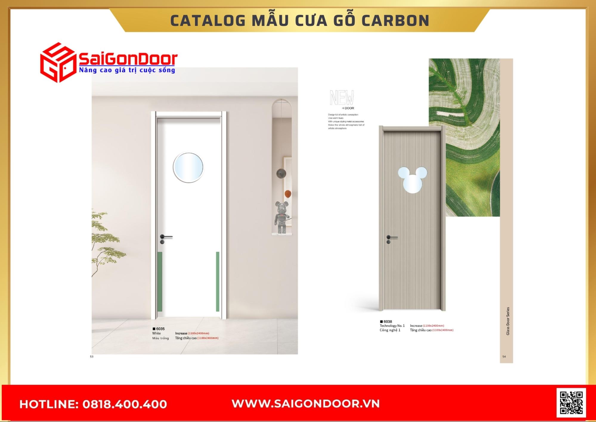 Catalog cửa gỗ carbon