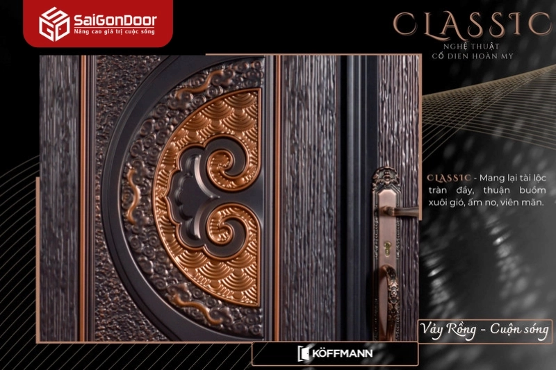 Saigondoor - Địa chỉ tin cậy cho cửa thép vân gỗ 5D Classic chất lượng