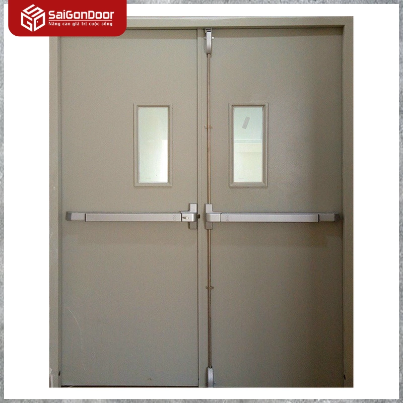 Cửa thép chống cháy TCC P2G2 THT