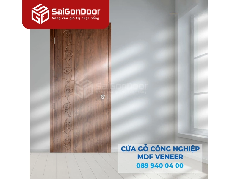 Ứng dụng thực tế của cửa gỗ công nghiệp MDF 