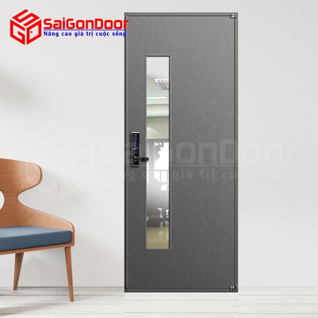 Cửa thép Hàn Quốc THQ-GL 2-15-G