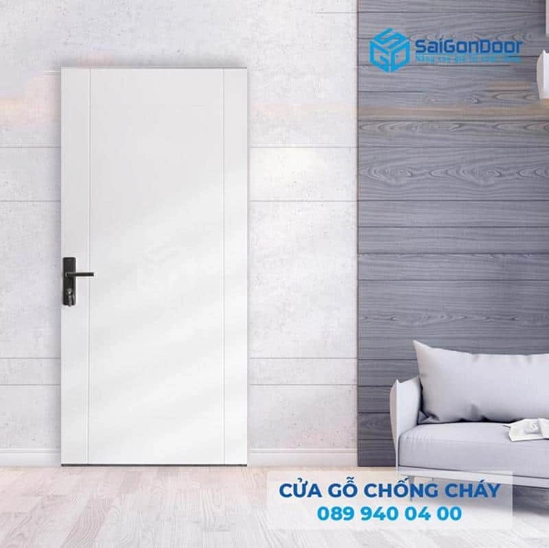 cửa gỗ chống cháy cho chung cư