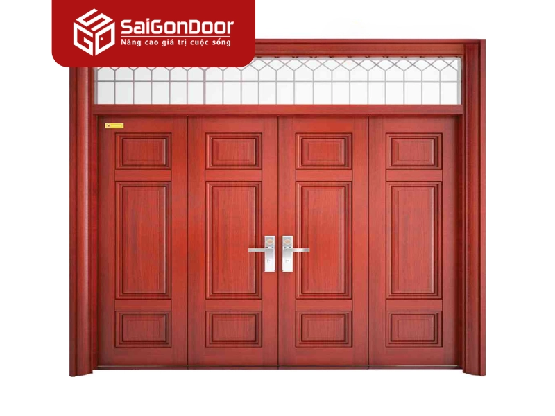 Ưu điểm của cửa thép vân gỗ