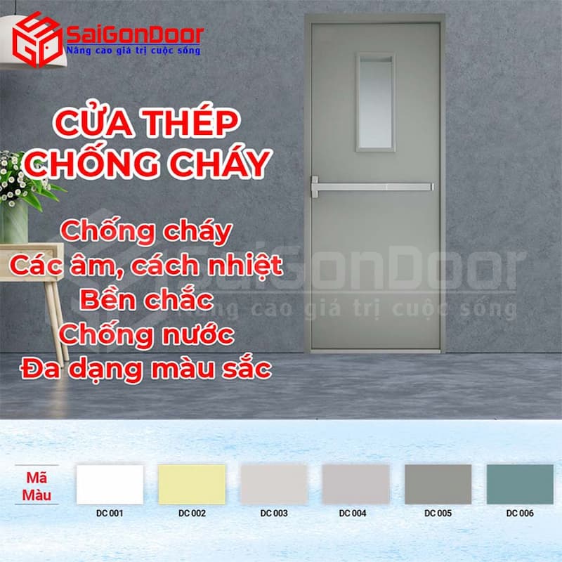 Giới thiệu cửa chống cháy Đồng Nai