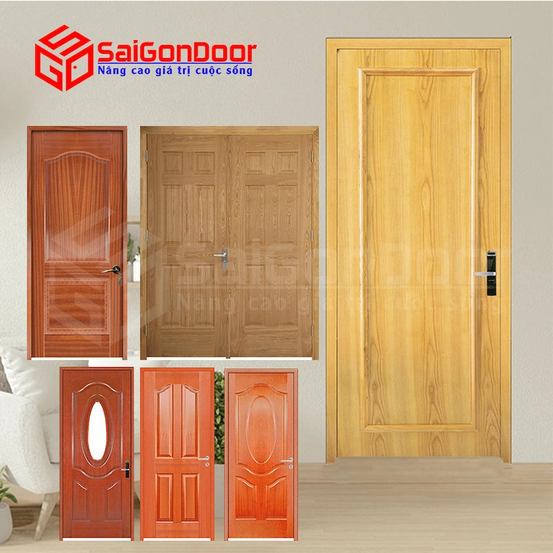 Saigondoor cung cấp giải pháp cửa gỗ HDF 1 cánh chất lượng