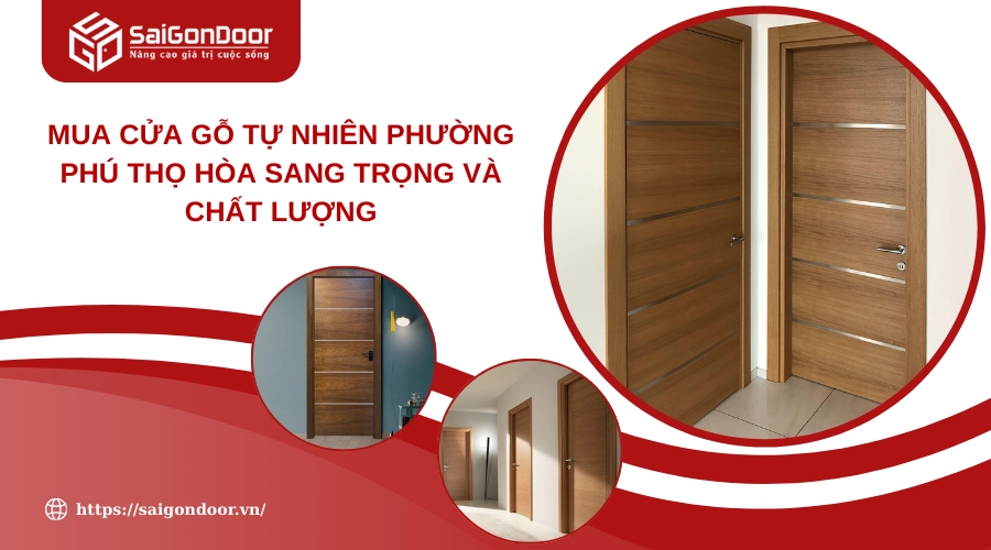 Mua Cửa Gỗ Tự Nhiên Phường Phú Thọ Hòa Sang Trọng Và Chất Lượng
