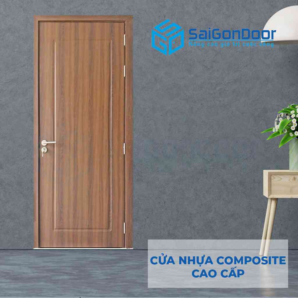 Mẫu cửa nhựa gỗ chịu nước P1R4-2