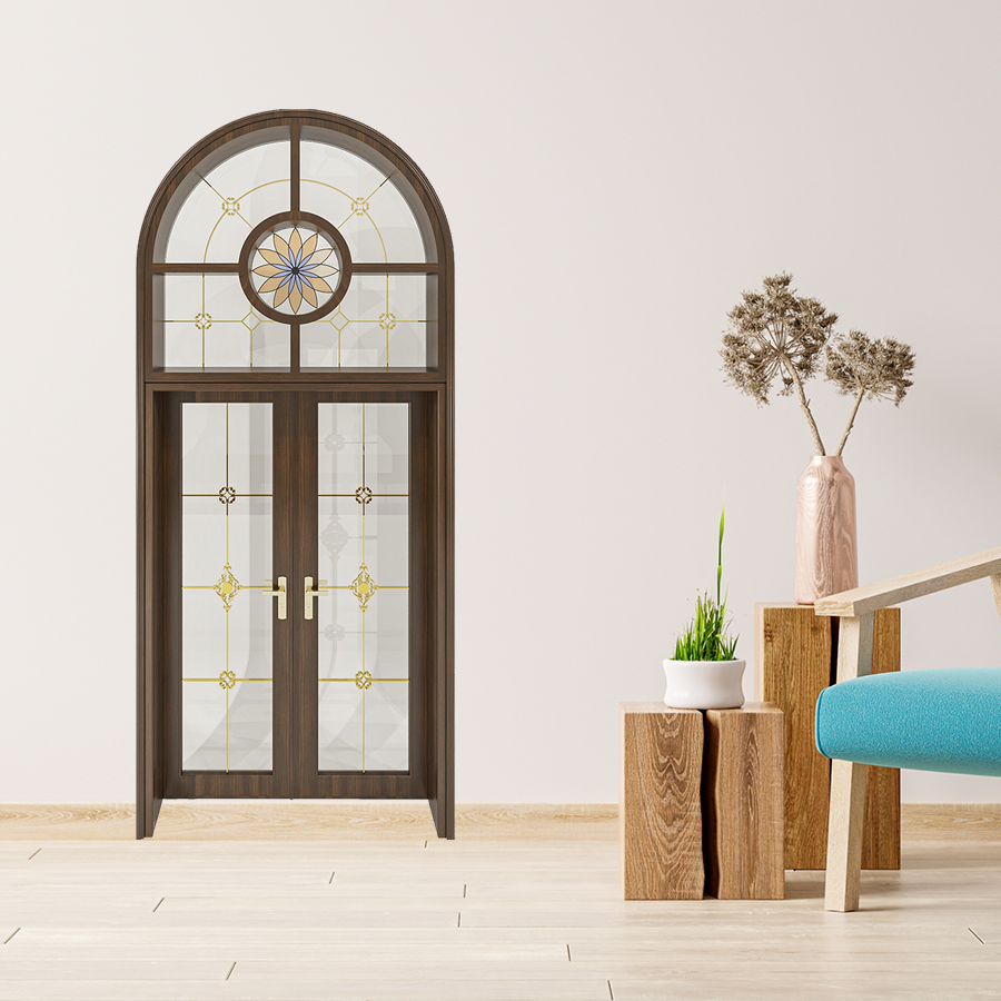 Cửa Nhôm Vân Gỗ SGD-CNVG-13