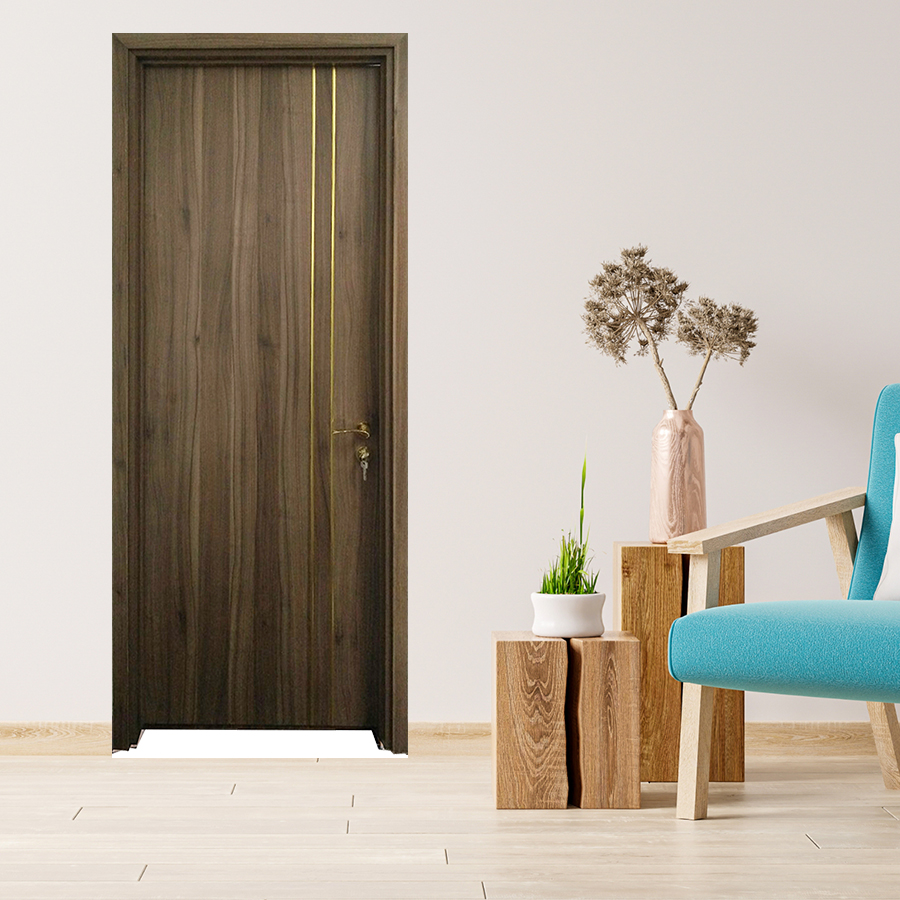 CỬA GỖ NHÀ TẮM SGD Cua go MDF Melamine P1R2-4