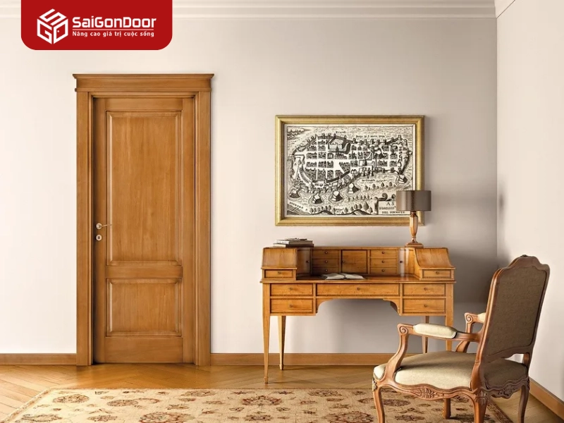 Những ưu điểm vượt trội khiến cửa gỗ nguyên khối trở thành lựa chọn hàng đầu