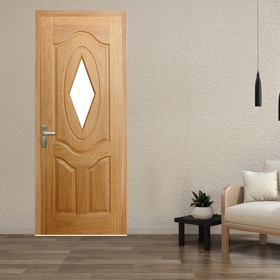 CỬA GỖ NHÀ TẮM SGD Cua go HDF Veneer Veneer 3AG1-oak