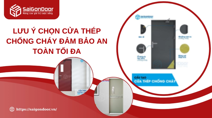 Lưu Ý Chọn Cửa Thép Chống Cháy Đảm Bảo An Toàn Tối Đa