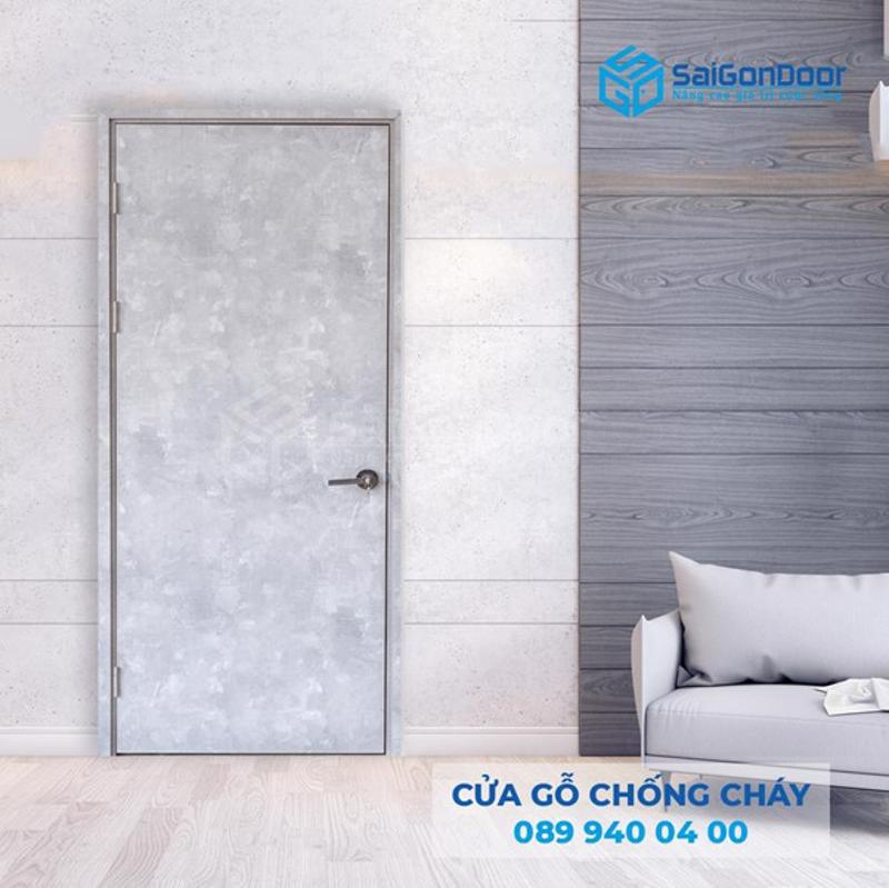 Cửa gỗ chống cháy 120 phút độ bền cao