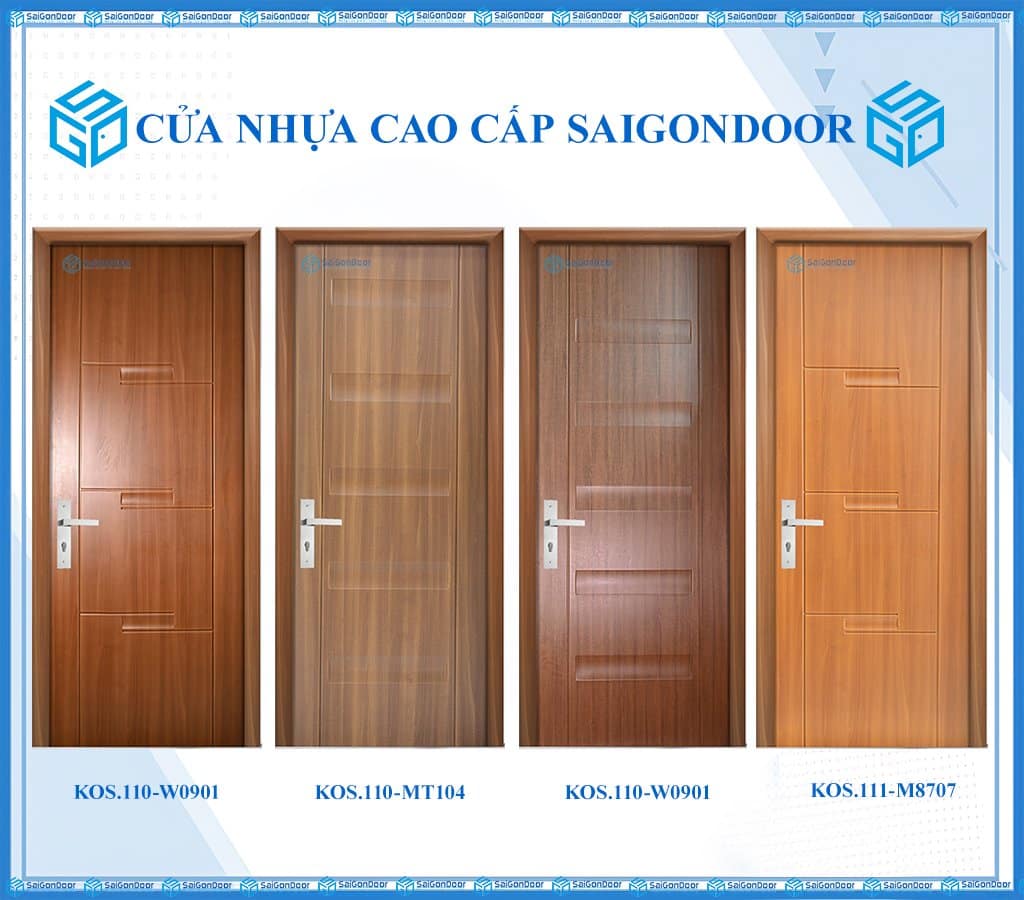 Mốt số dòng cửa nhựa cao cấp