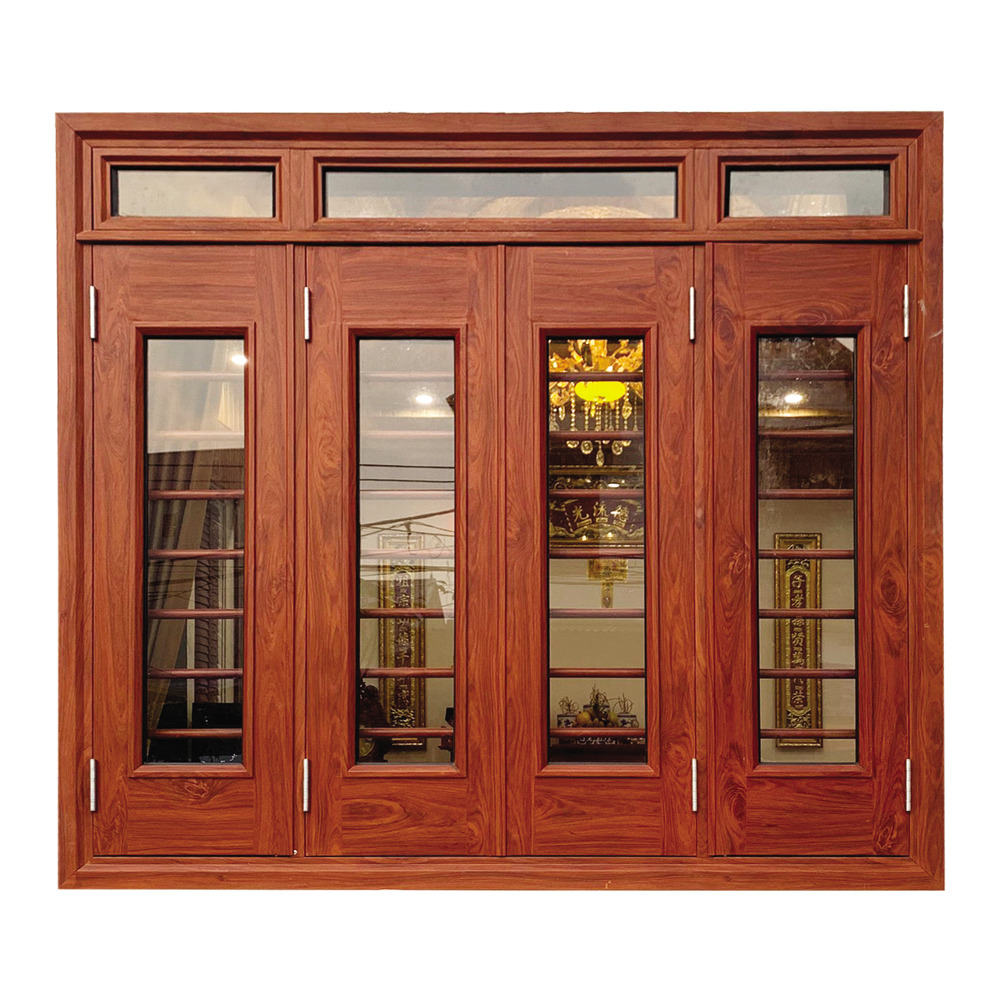 Cửa Sổ Thép Vân Gỗ SGDCSTVG-18