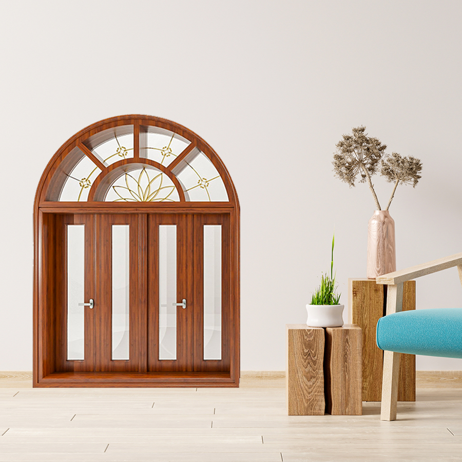 Cửa Nhôm Vân Gỗ SGD-CNVG-1