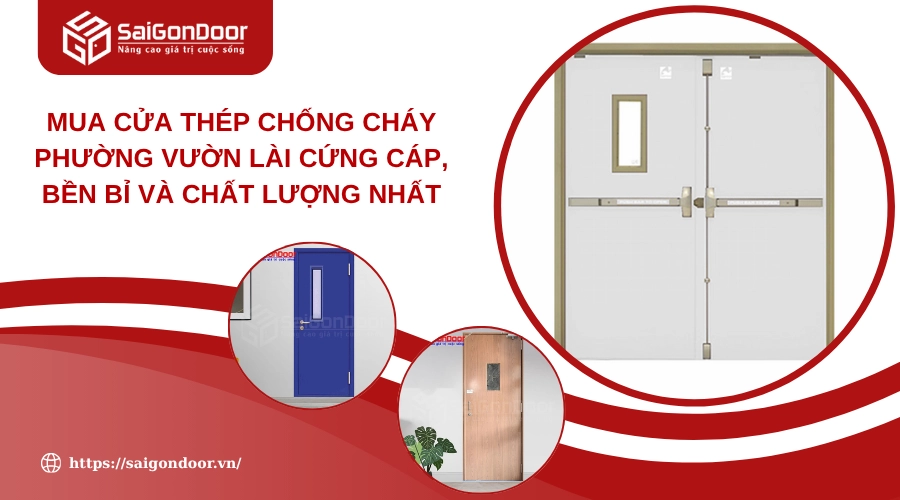 Mua Cửa Thép Chống Cháy Phường Vườn Lài Cứng Cáp, Bền Bỉ Và Chất Lượng Nhất