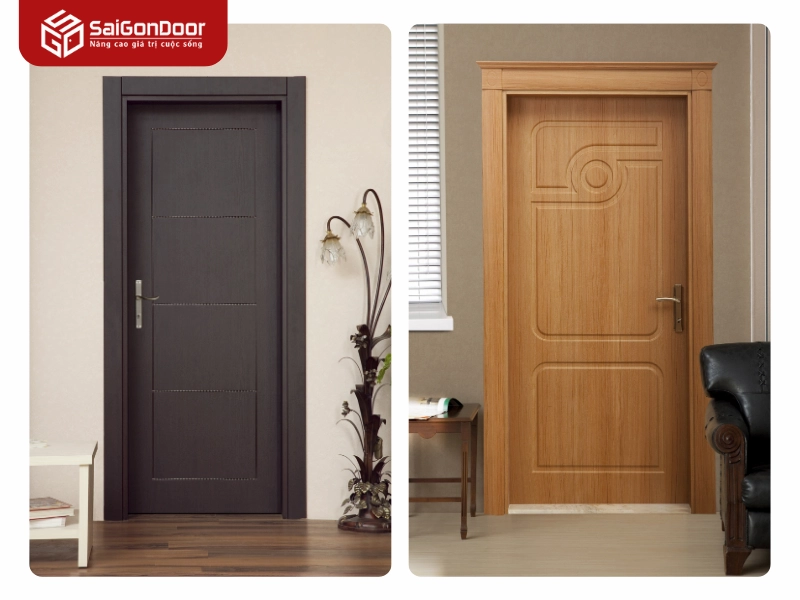 Báo giá các loại cửa gỗ công nghiệp phổ biến tại phường Tân Thuận