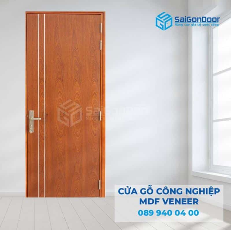 Cửa gỗ MDF Veneer là sự lựa chọn của nhiều gia đình