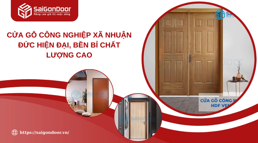 Cửa Gỗ Công Nghiệp Xã Nhuận Đức Hiện Đại, Bền Bỉ Chất Lượng Cao