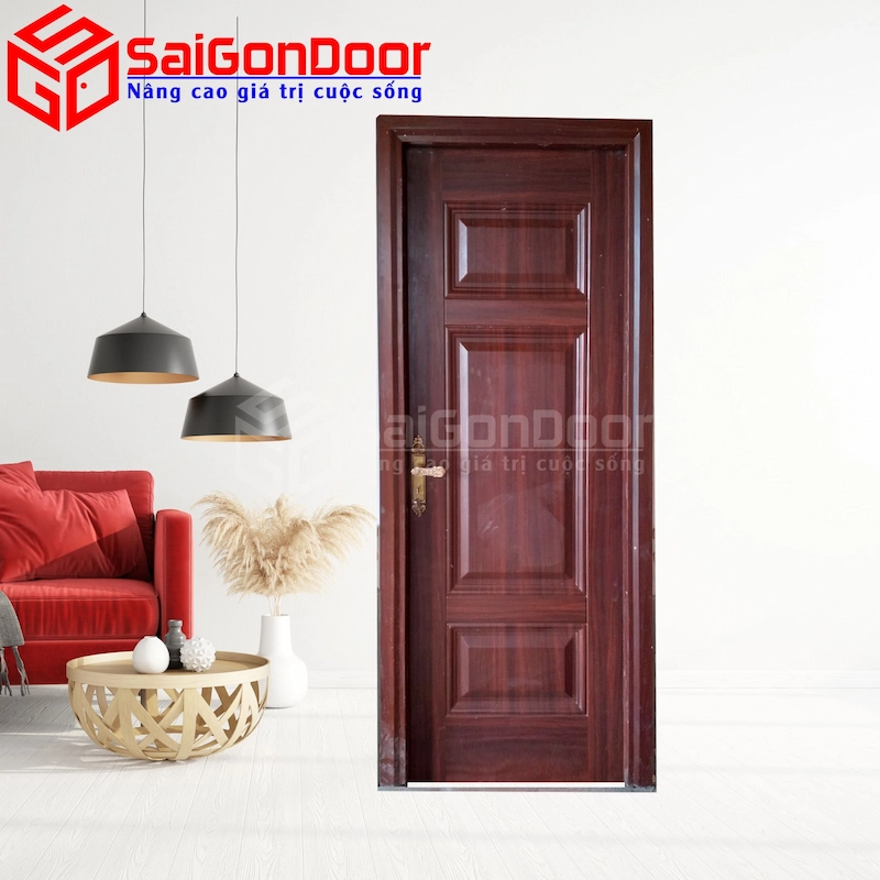 Cửa thép vân gỗ SGD-KM.TVG-1C-14