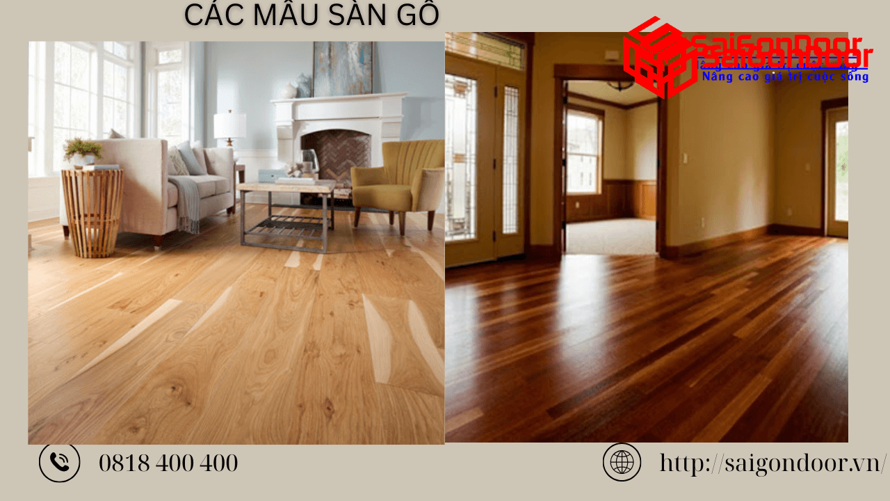 SaigonDoor cung cấp đa dạng các dòng sàn gỗ chất lượng cao