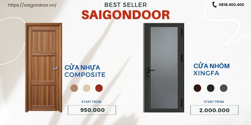 Điểm tương đồng giữa các mẫu cửa 