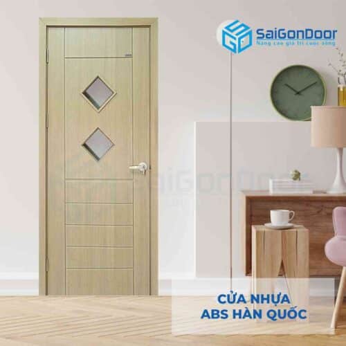 các mẫu cửa nhựa giả gỗ