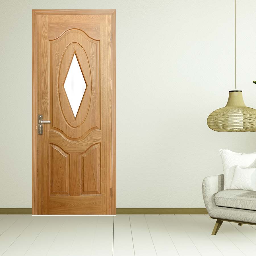 CỬA GỖ NHÀ TẮM SGD Cua go HDF Veneer Veneer 3AG1-oak