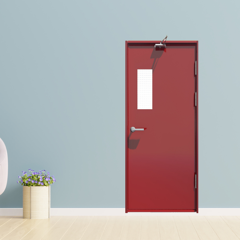Cửa thép chống cháy TCC P1G1 đỏ