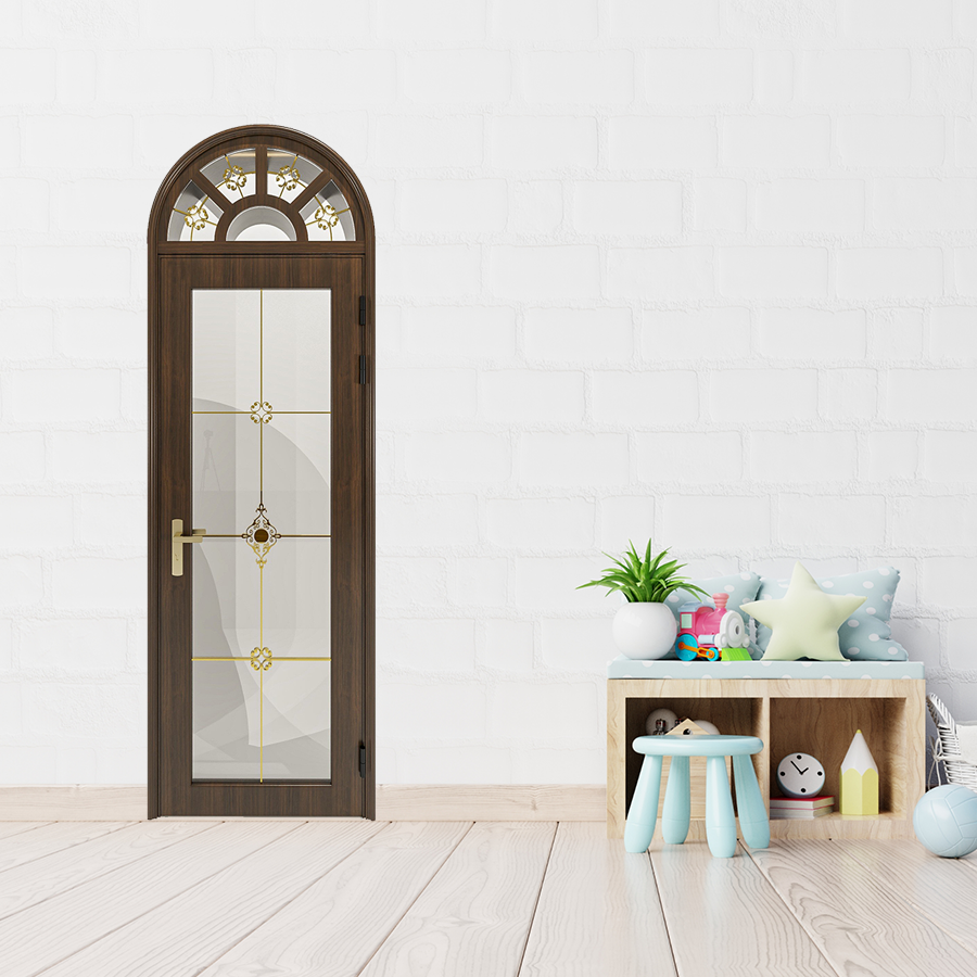 Cửa Nhôm Vân Gỗ SGD-CNVG-11