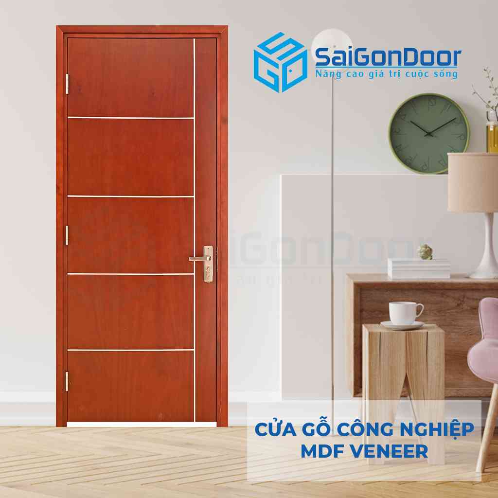 Cửa gỗ MDF Veneer P1R5 SGD