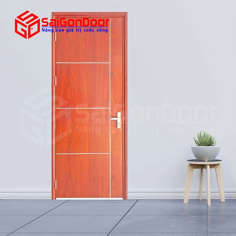 Các mẫu cửa gỗ MDF 2 cánh đẹp và phổ biến