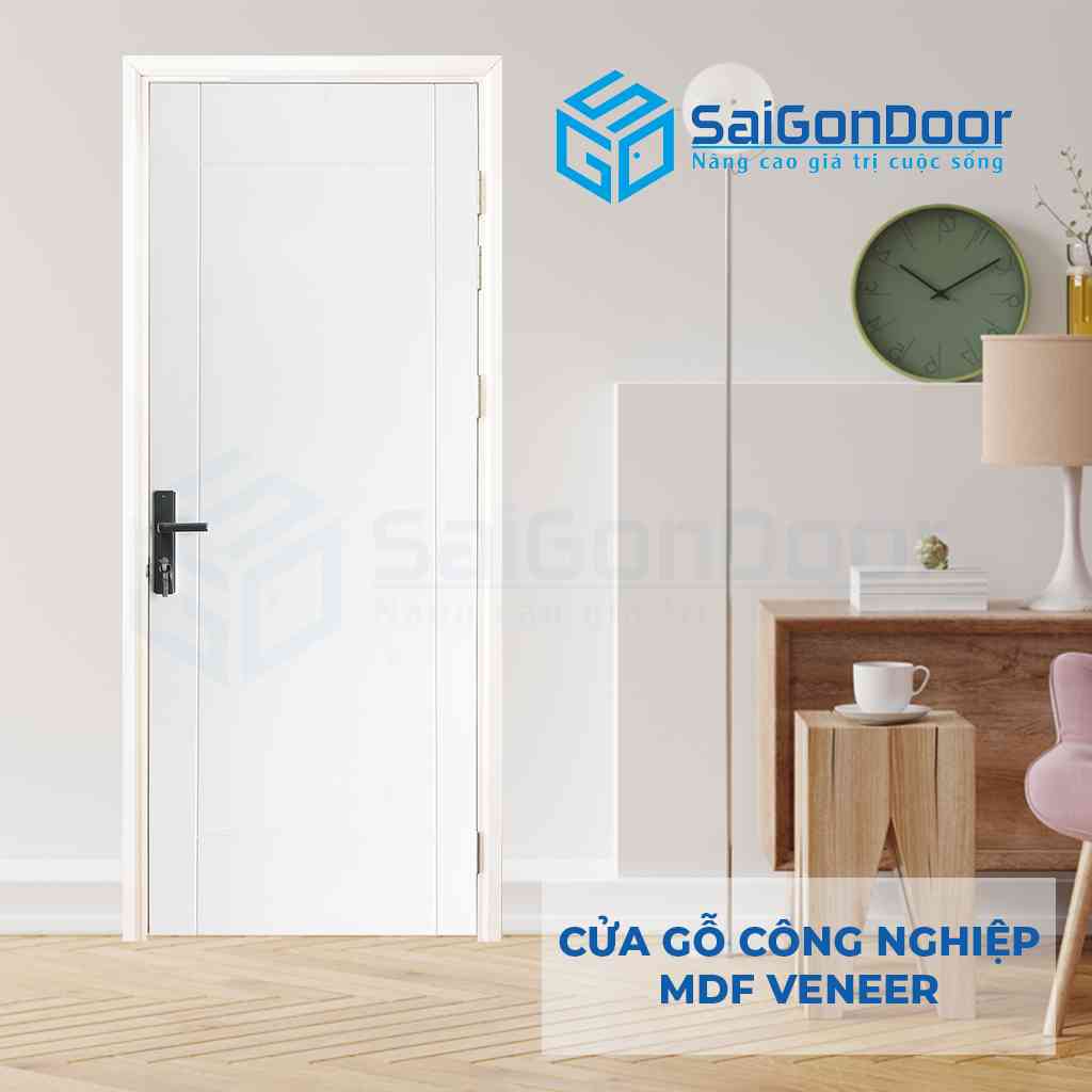 Cửa gỗ ngăn cháy MDF veneer P1R8-C1 SGD