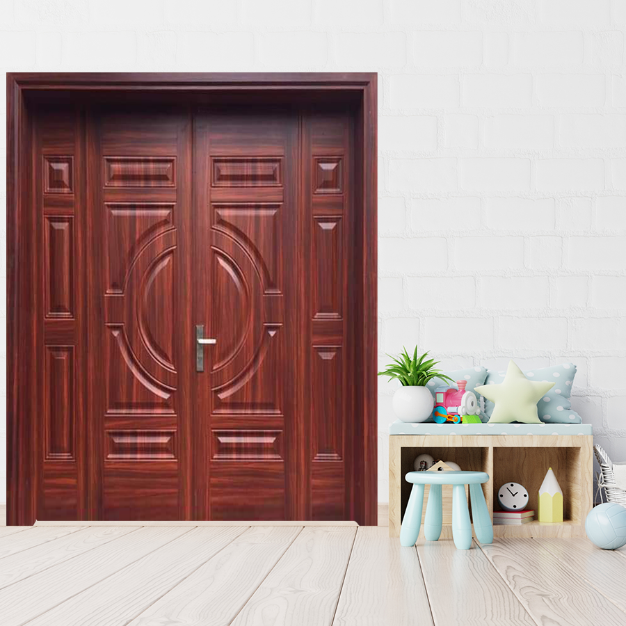 Cửa thép vân gỗ SGD 6