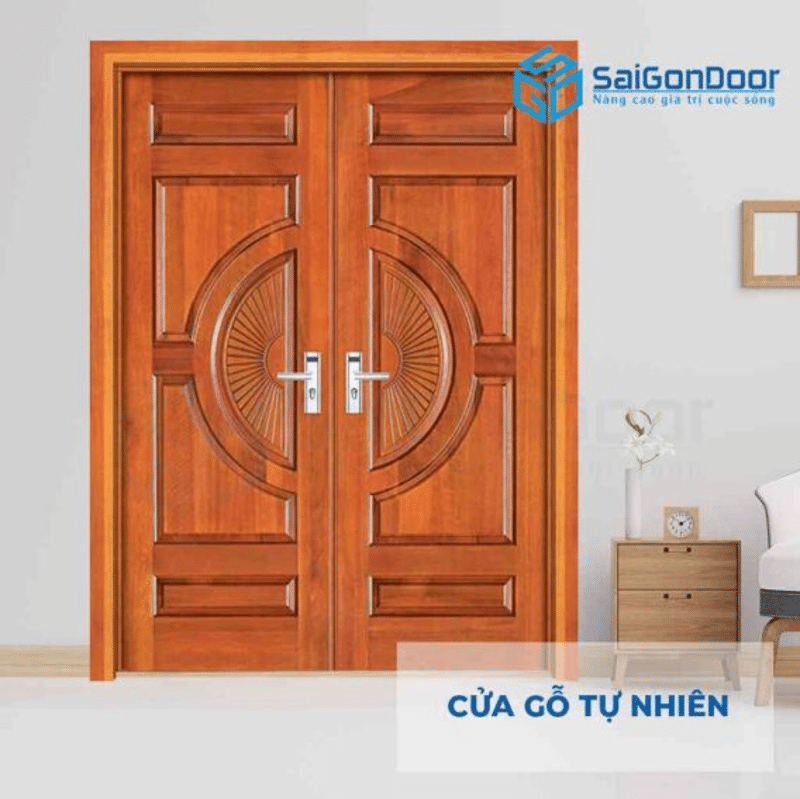 Hình ảnh cửa gỗ tự nhiên cao cấp tại Saigondoor