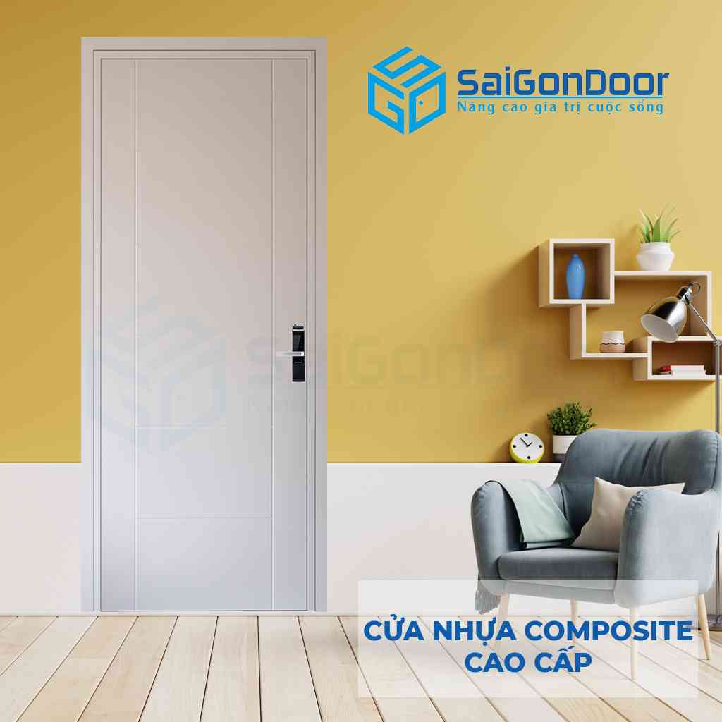 Mẫu cửa nhựa giả gỗ composite A05-21