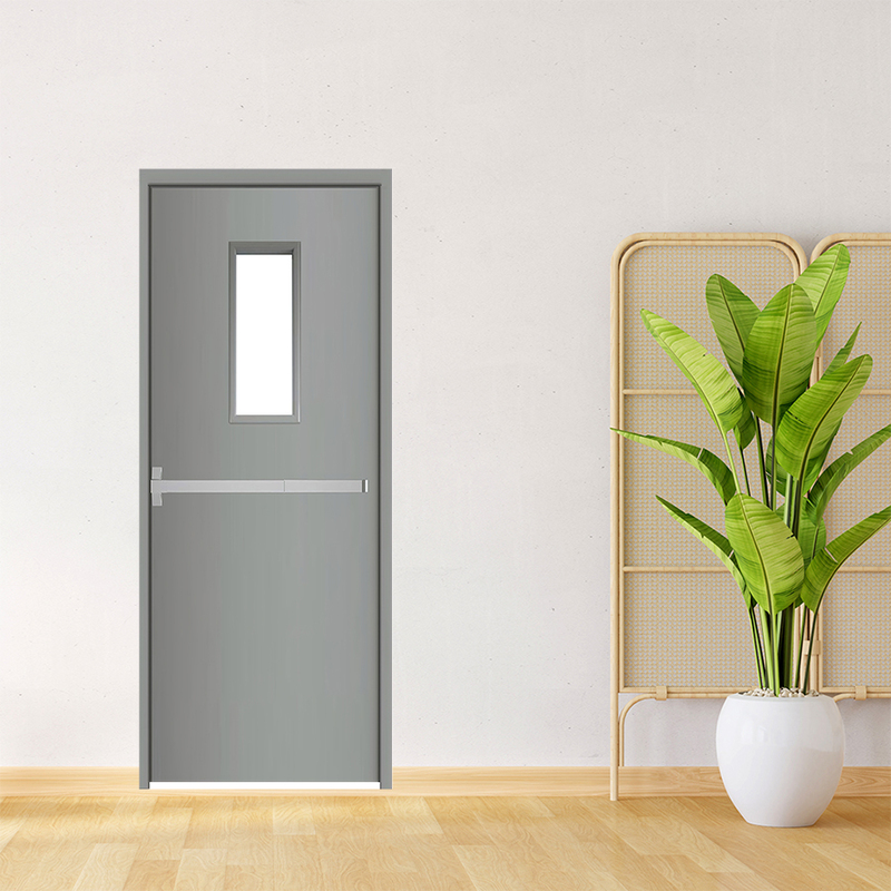 Cửa thép chống cháy TCC P1G1 thanh thoát hiểm đơn