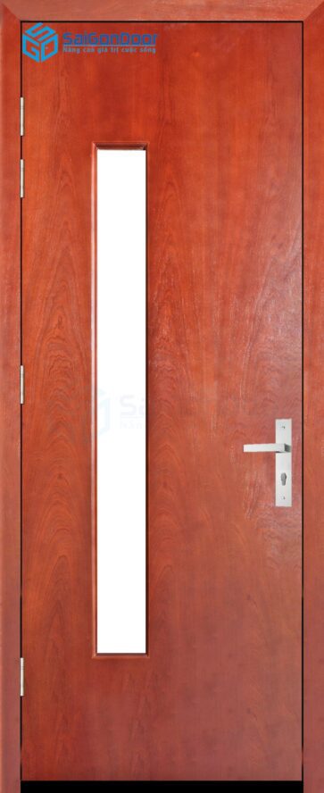 Cửa gỗ cao cấp SaiGonDoor MDF Veneer P1G1 cam xe (2)