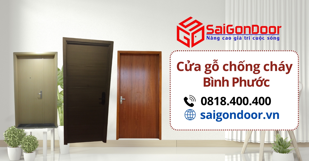 Báo giá thi công cửa gỗ chống cháy Bình Phước