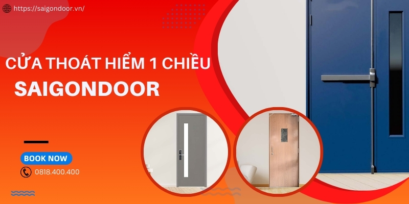 Tìm hiểu về mẫu cửa thoát hiểm 1 chiều trên thị trường 