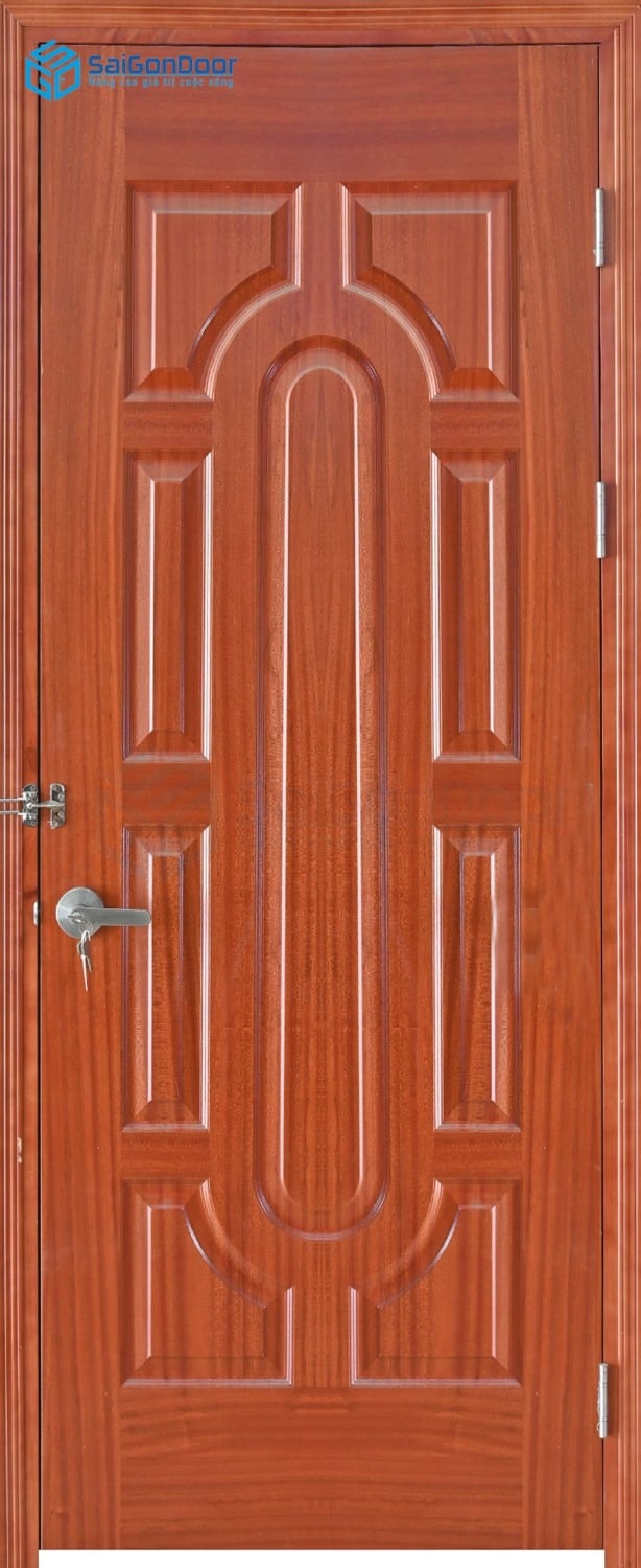 Cửa Gỗ Công Nghiệp HDF Veneer 19-sapele