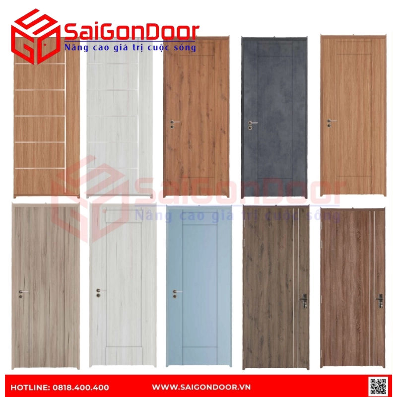 Thi công lắp đặt cửa gỗ công nghiệp tại Bình Thủy Cần Thơ 
