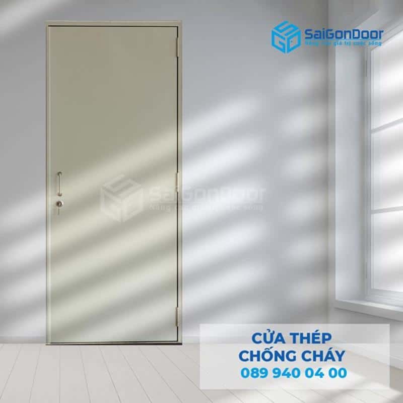 Mẫu cửa thép chống cháy đẹp hiện nay