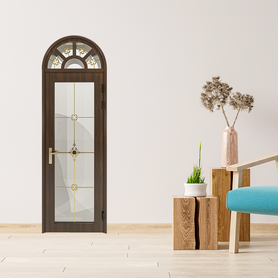 Cửa Nhôm Vân Gỗ SGD-CNVG-11