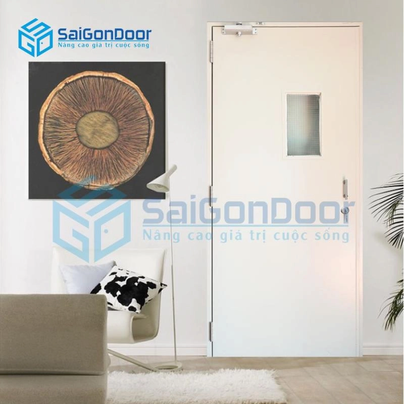 Cửa thép chống cháy TCC-P1G1-9005