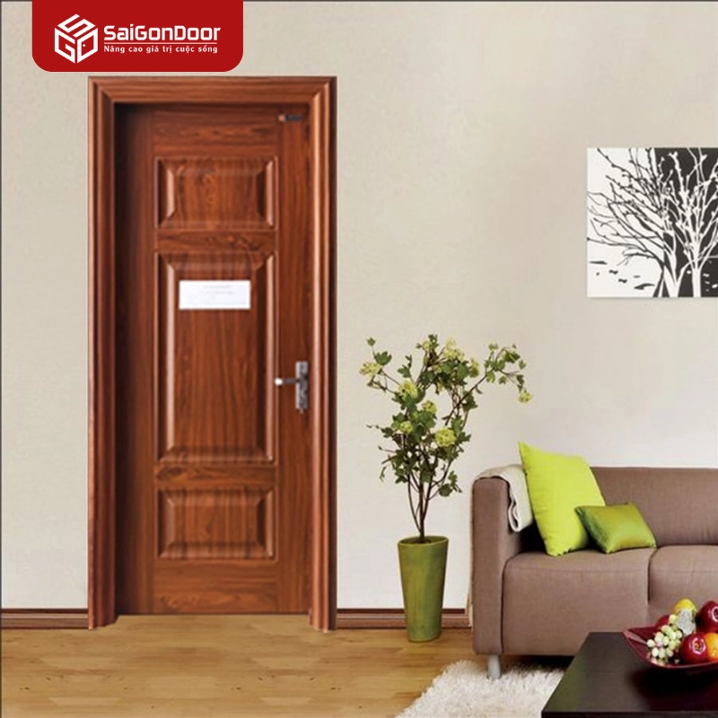 Cửa thép vân gỗ SGD-16